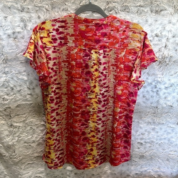 Cocomo Flutter Sleeve Top M - Picture 2 of 4